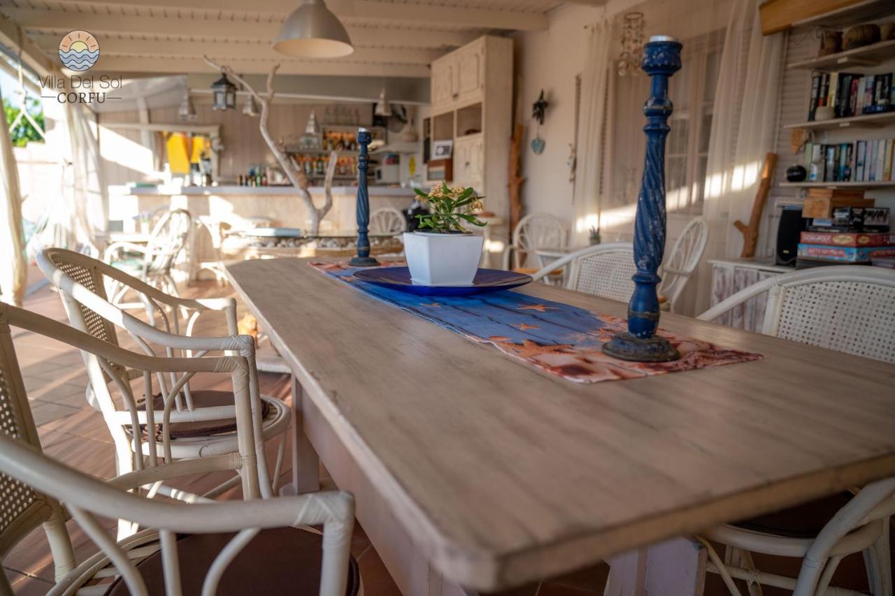 Villa Del Sol Corfu シダリオン エクステリア 写真