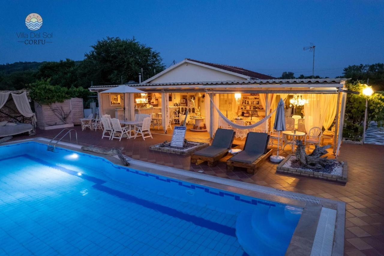 Villa Del Sol Corfu シダリオン エクステリア 写真
