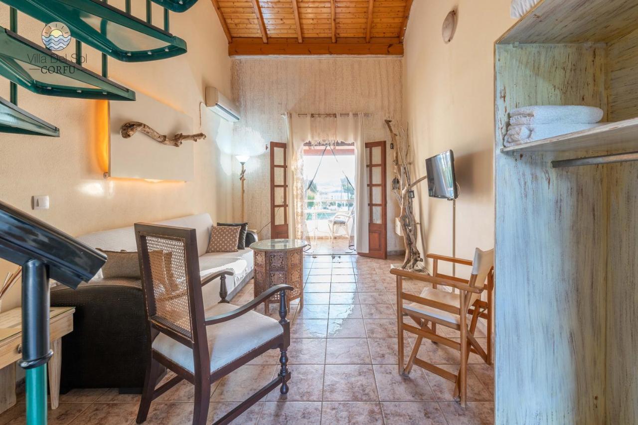 Villa Del Sol Corfu シダリオン エクステリア 写真