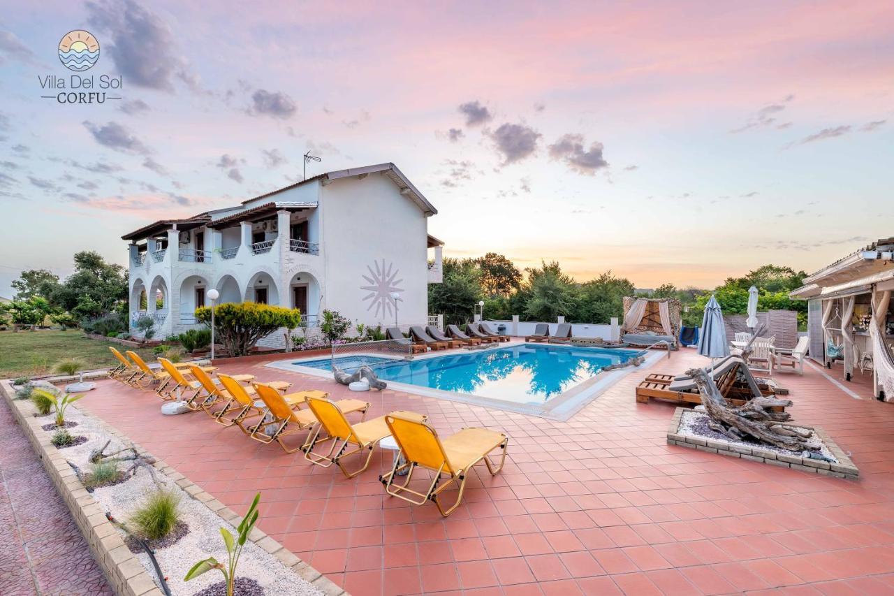 Villa Del Sol Corfu シダリオン エクステリア 写真