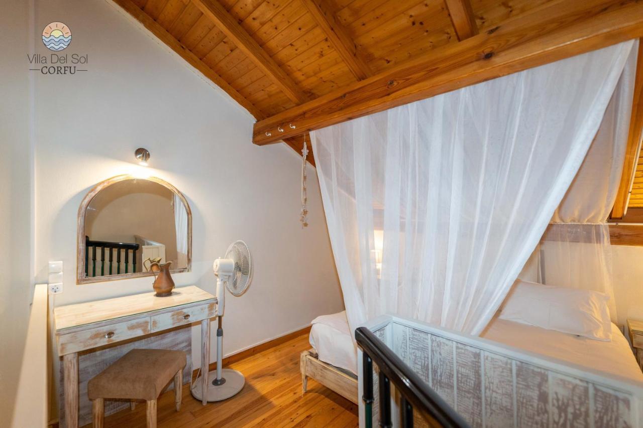 Villa Del Sol Corfu シダリオン エクステリア 写真